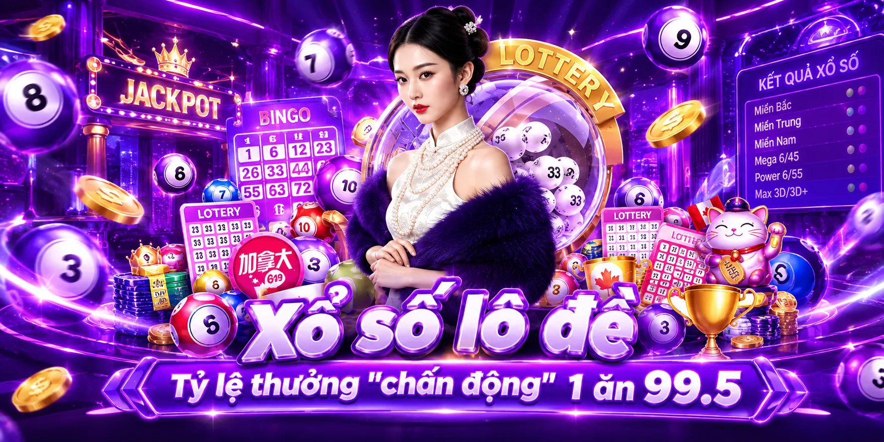 Xổ số lô đề - Tỷ lệ thưởng "chấn động" 1 ăn 99.5